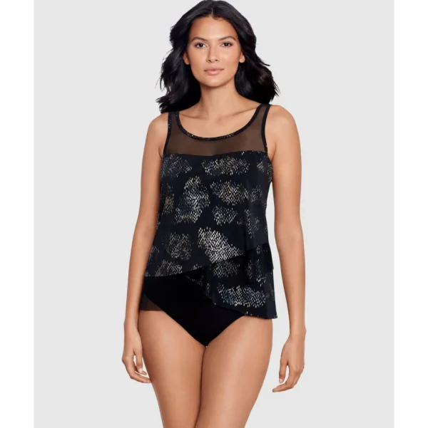 Buy Iridium Mirage Loose Fit Slimming Underwired Tankini Top