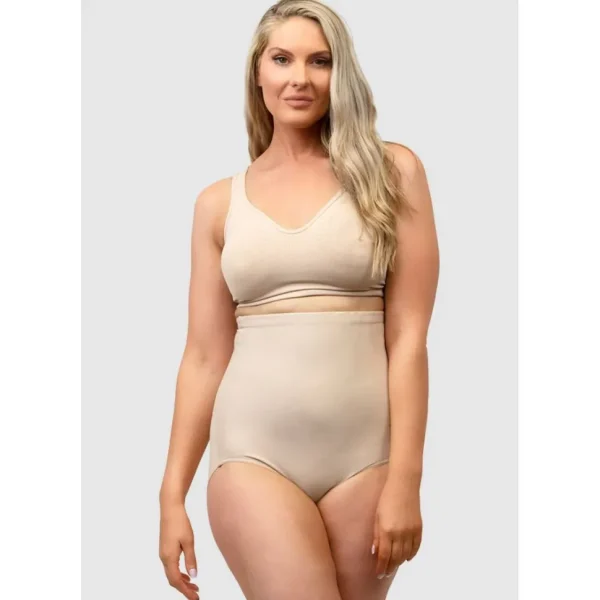 Buy Just Enough Plus Size Ultra High Waist Shaping Brief-Warm Beige