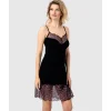 Buy Lace Trim Chemise Cranberry Lace
