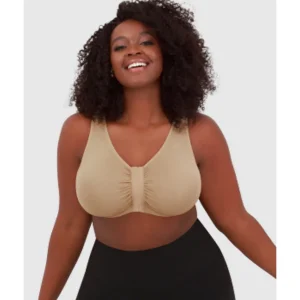 Buy Laurel Wirefree Front Close Comfort Bra-Salt Beige