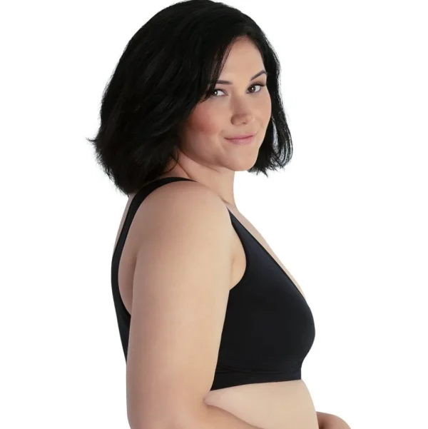 Buy Laurel Wirefree Front Close Comfort Bra-Black