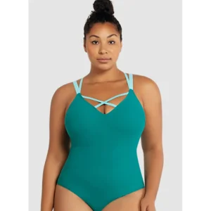 Buy Lauren Wirefree Low Back One Piece Swimsuit