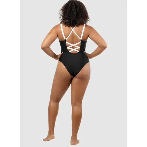 Buy Lauren Wirefree Low Back One Piece Swimsuit