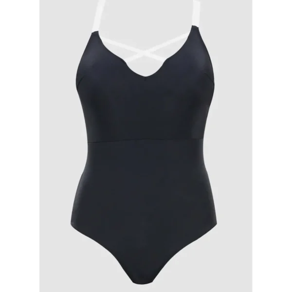 Buy Lauren Wirefree Low Back One Piece Swimsuit