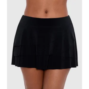 Buy Layered Ruffle Skirted Tummy Control Bikini Bottom