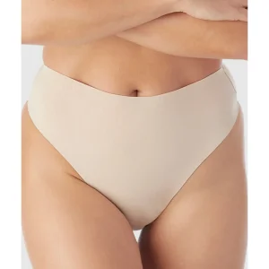 Buy Light Shaping High Waist Everyday Shapewear Thong-Warm Beige