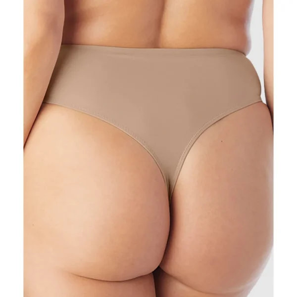 Buy Light Shaping High Waist Everyday Shapewear Thong-Stucco