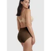 Buy Light Shaping High Waist Everyday Shapewear Brief-Black/Warm Beige (Pack of 2)