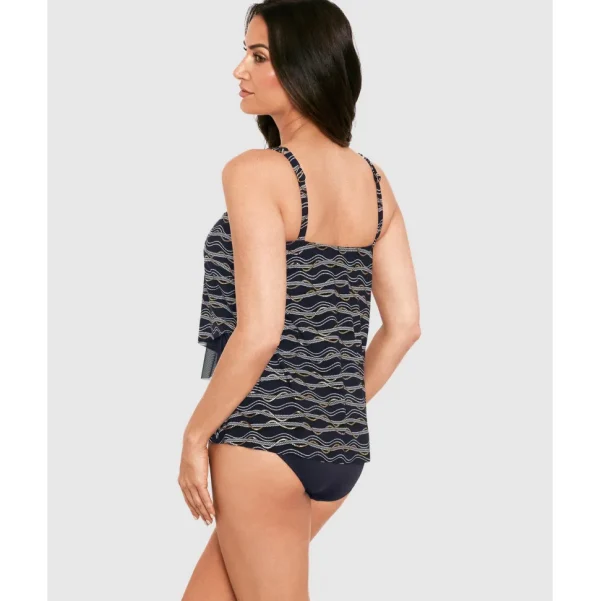 Buy Linked In Mirage Loose Fit Underwired Tankini Top