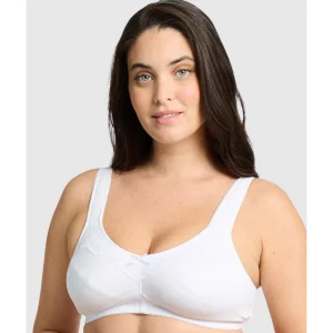 Buy Lucie Organic Cotton Wide Strap Wirefree Bra