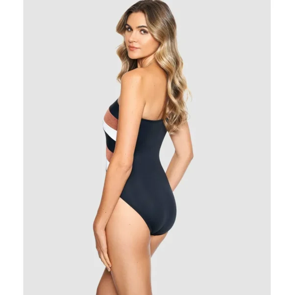 Buy Matrix Underwired One Shoulder Shaping Swimsuit