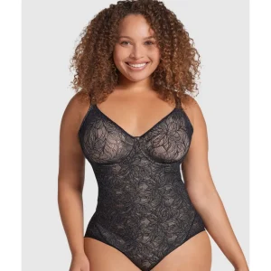 Buy Medium Control Underwired Lace Shapewear Bodysuit