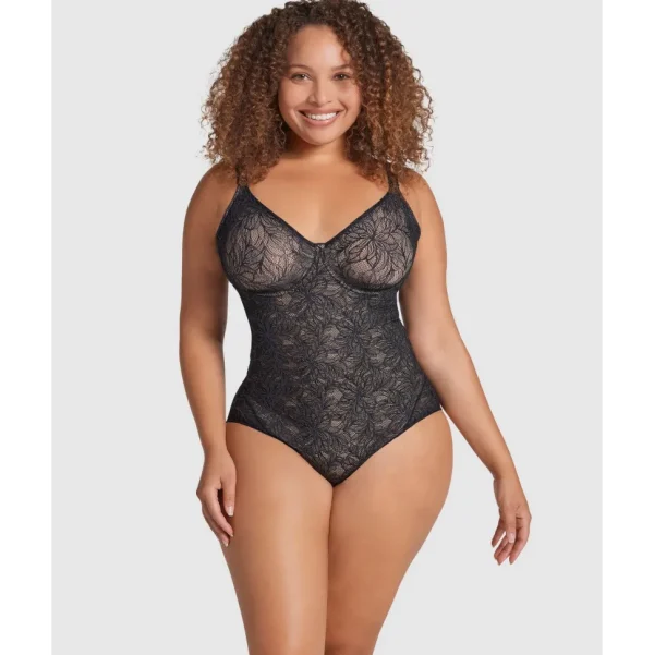 Buy Medium Control Underwired Lace Shapewear Bodysuit