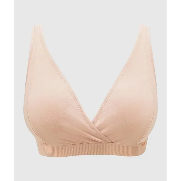 Buy Mia Crossover Organic Cotton Lounge & Sleep Bra