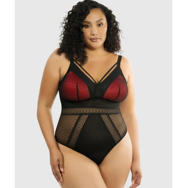 Buy Mia Dot Wireless Thong Bodysuit