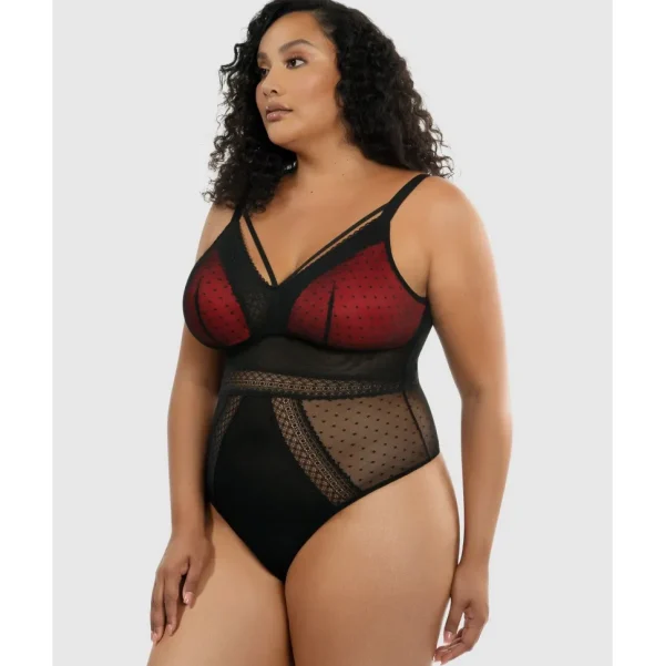 Buy Mia Dot Wireless Thong Bodysuit