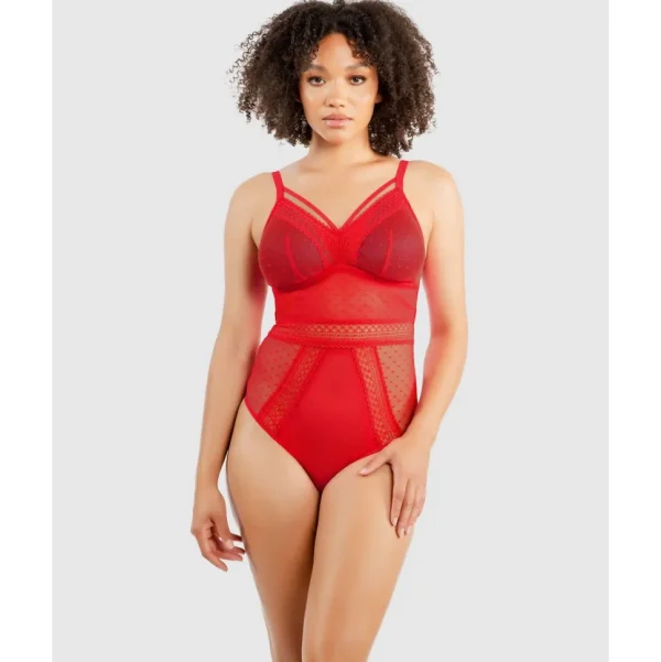 Buy Mia Dot Wireless Thong Bodysuit