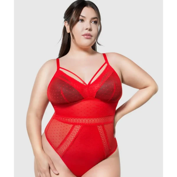 Buy Mia Dot Wireless Thong Bodysuit