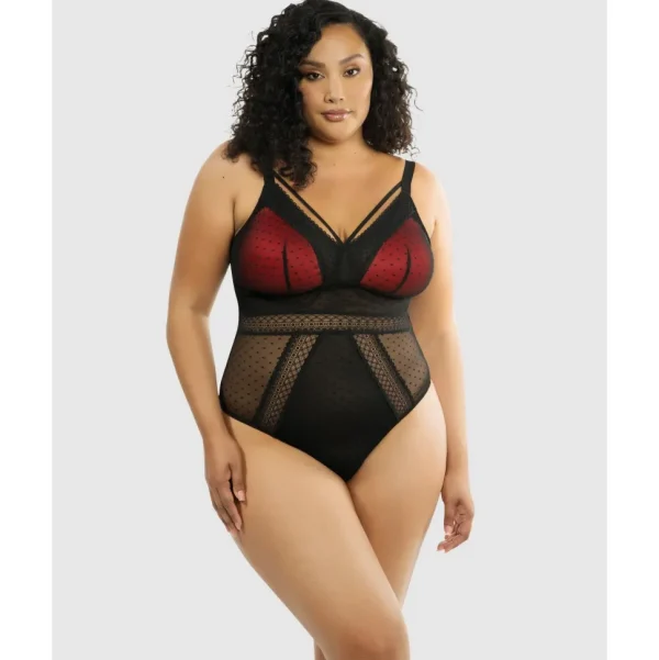 Buy Mia Dot Wireless Thong Bodysuit