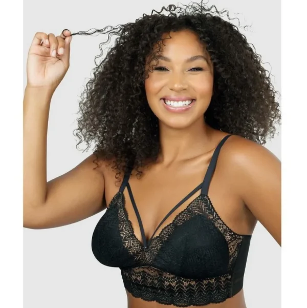 Buy Mia Wireless Longline Lace Bralette