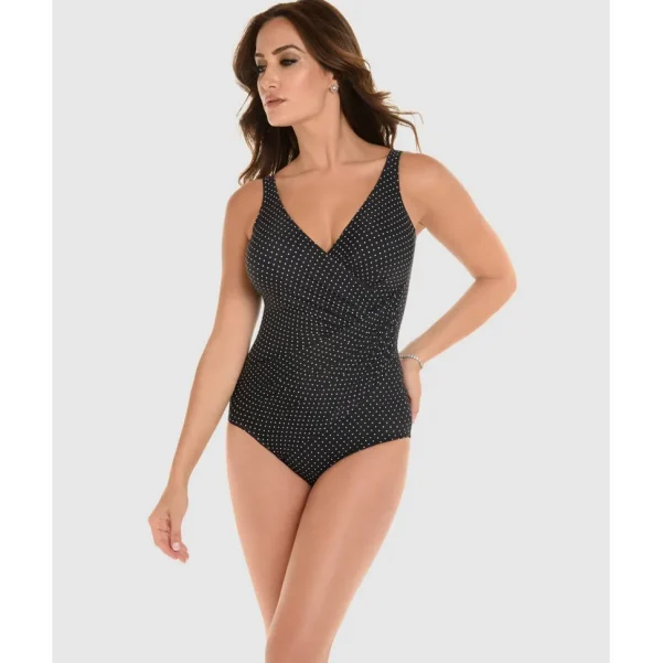 Buy Miraclesuit Pin Point Oceanus Underwired Shaping Swimsuit