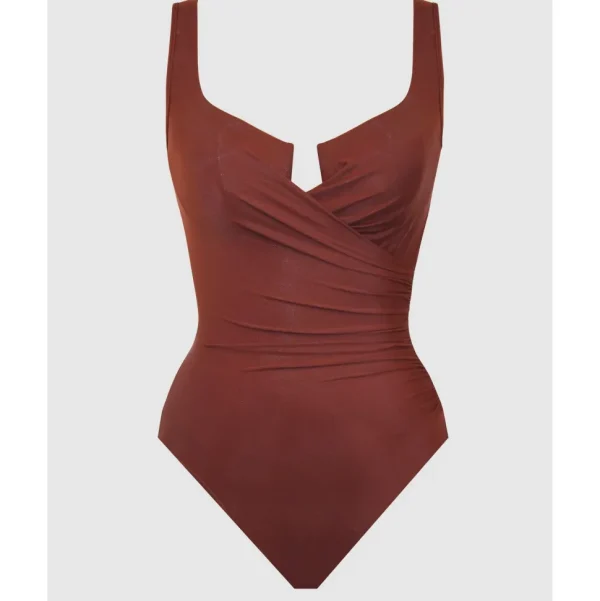 Buy Must Haves Escape Underwired Shaping Swimsuit-Tamarind