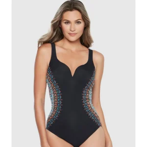 Buy Nefertiti Temptress Plunge Neck Shaping Swimsuit