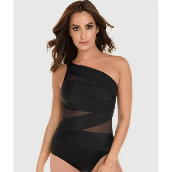 Buy Network Jena One Shoulder Shaping Swimsuit