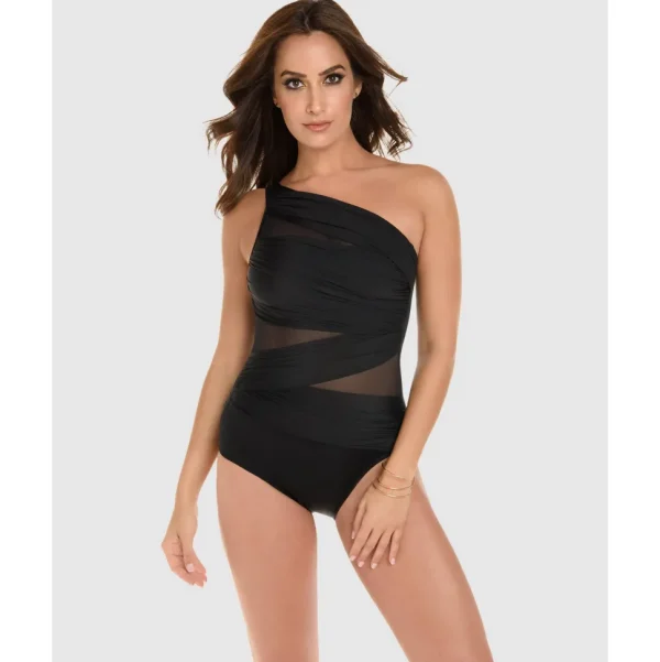 Buy Network Jena One Shoulder Shaping Swimsuit