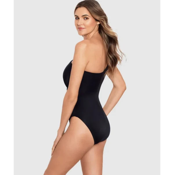 Buy Network Minx Underwired One Shoulder Shaping Swimsuit