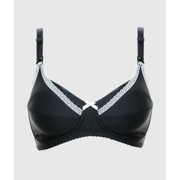 Buy New Caresse Soft Microfibre Wireless Nursing Bra-Black