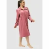 Buy Niki Velour Zip Up Classic Cotton Robe