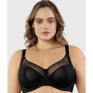 Buy Paige Geometric Lace Unlined Wired Full Bust Bra