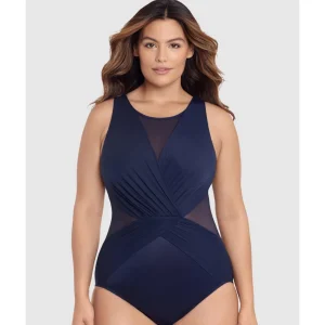 Buy Palma Shaping High Neck Swimsuit PLUS