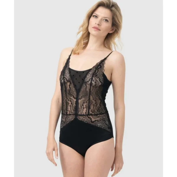 Buy Patchwork Lace Bodysuit