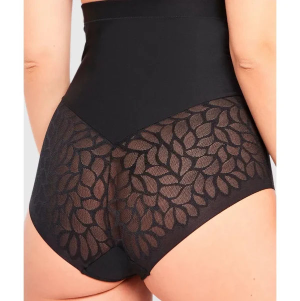 Buy Perfect Curves Ultra High Waist Lace Shaping Brief-Black