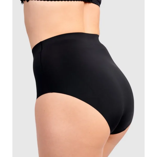 Buy Perfect Touch Seamless High Waist Shaping Brief-Black