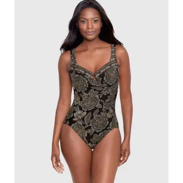 Buy Petal Pusher Escape Underwired One Piece Shaping Swimsuit