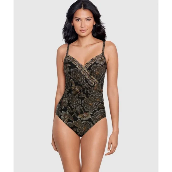 Buy Petal Pusher Gali One Piece Underwired Shaping Swimsuit