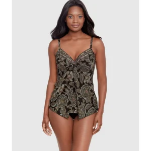 Buy Petal Pusher Love Knot Slimming Underwired Tankini Top