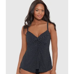 Buy Pin Point Love Knot DD Cup Underwired Tankini Top