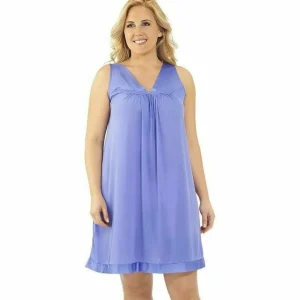 Buy Plus Size Short Sleeveless Nightgown
