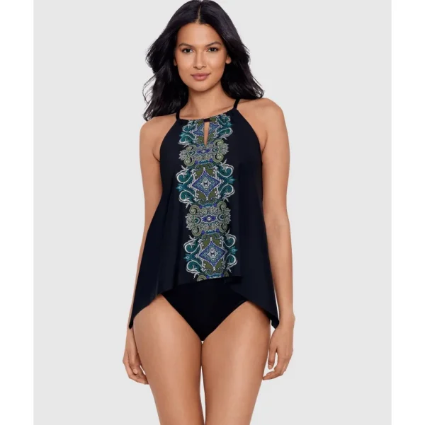 Buy Precioso Peephole DD Cup Loose Fit Underwired Tankini Top