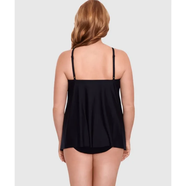 Buy Precioso Peephole Loose Fit Plus Size Tankini Top