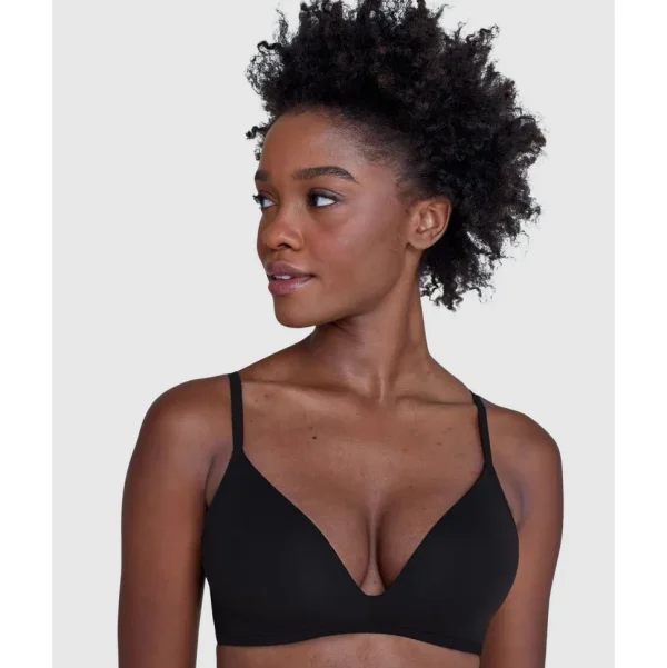 Buy Prestige Wirefree Push Up Plunge Bra Black