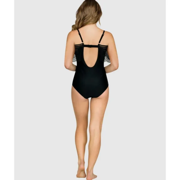 Buy Pure Underwired One Piece Swimsuit with Lace Ruffle