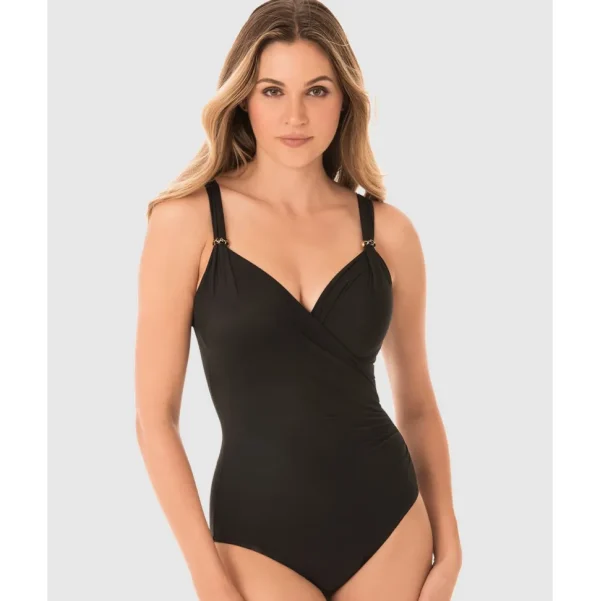 Buy Razzle Dazzle Siren Crossover Shaping Swimsuit