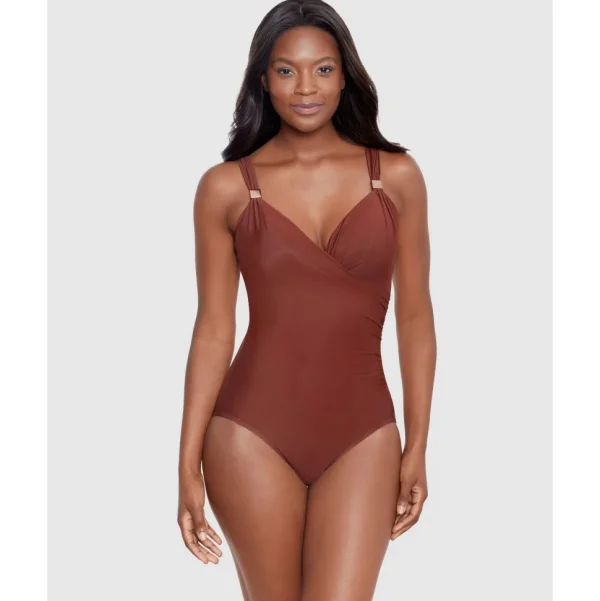 Buy Razzle Dazzle Siren Crossover Shaping Swimsuit