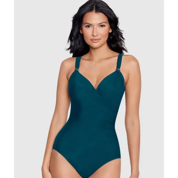 Buy Razzle Dazzle Siren Crossover Shaping Swimsuit