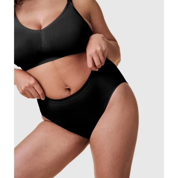 Buy Recycled Nylon, Cotton & Modal High Waist Seamless Brief